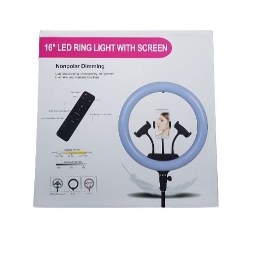 16 Inches Ring Light LED And Tripod(EXTRA LARGE 40CM)