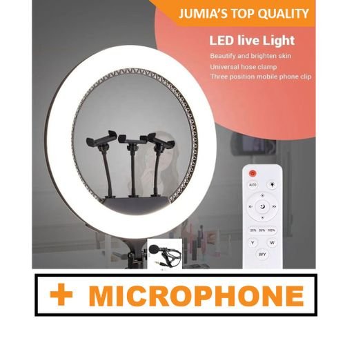 18 Inch Ring Light LED - Ring Light Stand (EXTRA LARGE 48CM)
