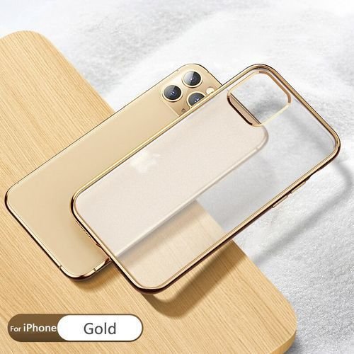 IPhone 11 ProMax Slim Phone Cases Silicon Pouch (GOLD)