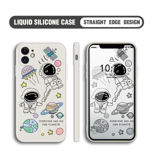 IPhone 12 Mini Case Astronaut Silicone Phone Cover