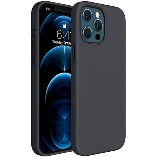IPhone 12 Pro Max Silicon Protective Case (Black)