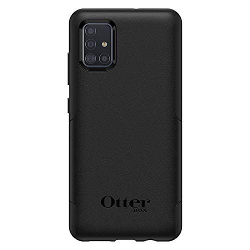 OtterBox Samsung Galaxy A51 (4G ONLY, Not compatible with any 5G device) Commuter Series Lite Case - BLACK, slim & tough, pocket-friendly, with open access to ports and speakers (no port covers),