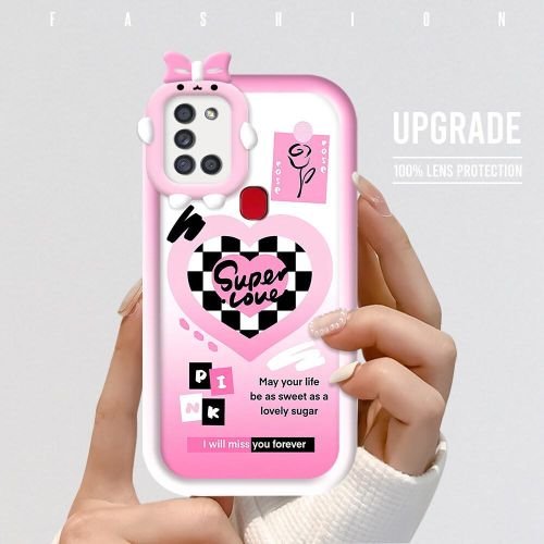 Samsung A21S Case Fashion Love Heart Soft Phone Cover