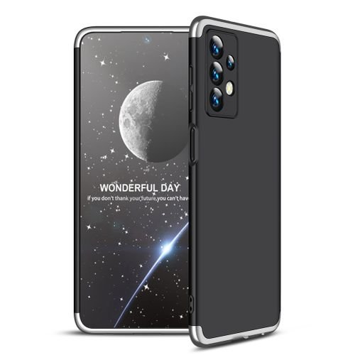 Samsung Galaxy A13 4G 3 In 1 Hard PC Case - Black/Silver