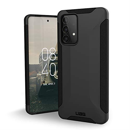 URBAN ARMOR GEAR UAG Designed for Samsung Galaxy A52 / A52 5G / A52s 5G Case Scout Rugged Sleek Shockproof Lightweight Military Drop Tested Protective Cover, Black