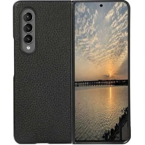 Galaxy Z Fold 4 5G Solid Perfect Leather Flip Case Cover