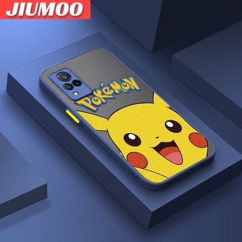 Vivo V21 Case Pikachu Frosted Back Cover