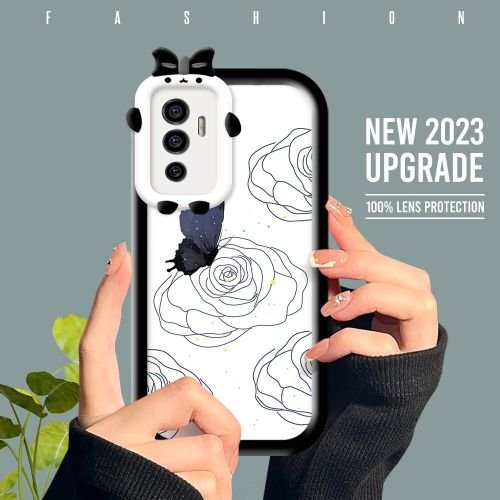 Vivo V23E Case Butterfly Soft Phone Back Cover