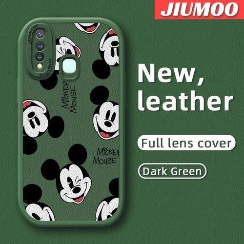 VIVO Y19 Case Cartoon Pattern Leather Soft Cover