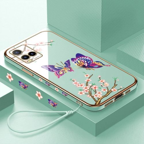 Vivo Y21 2021 Case Soft Butterfly Phone Back Cover