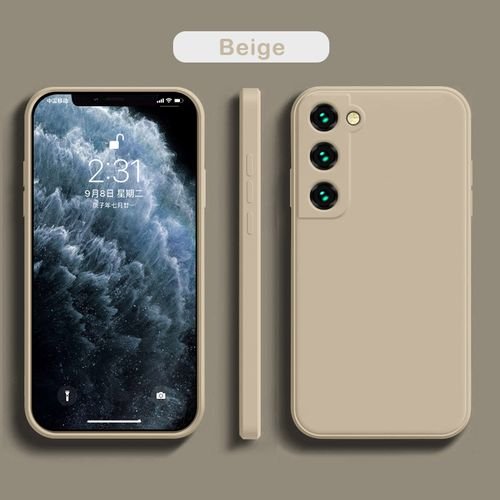 (White)Sumgo Liquid Silicone Phone Case For Samsung Galaxy S22 S21 S20 Ultra Plus FE A72 A71 A52 A51 A32 4G 5G Soft Case Cover Funda SHA
