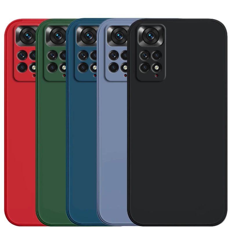 Case For Xiaomi Redmi Note 11s Cases Xiaomi Redmi Note 11s 10 11 12 13 Pro Plus 5G Cover Shockproof Liquid Silicone Phone Cover