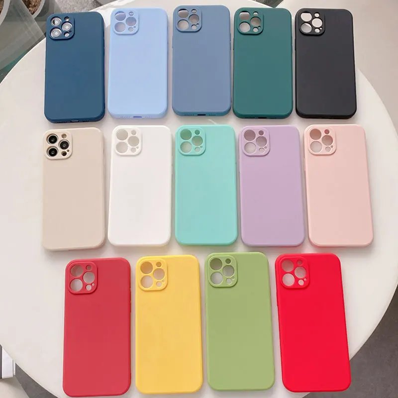 Soft Silicone TPU Phone Case For Vivo V21 V21E Y72 Y51 2020 Y31 V17 Neo V20 SE Pro Y20 Y20i S Y21 Y53S Cover Candy Coque Case