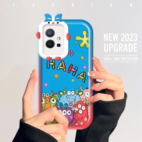 Vivo Y75 5G Case Cute Cartoon Soft Phone Back Cover